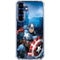 Marvel Captain America Portrait Galaxy S25 Clear Case